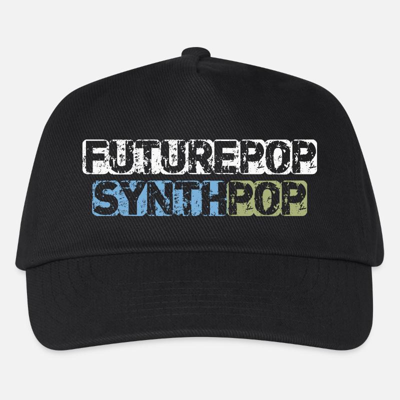 Futurepop Synthpop - Kids’ Baseball Cap - black