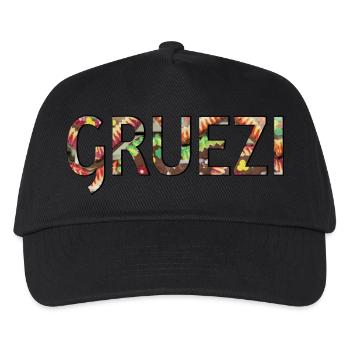 GRUEZI - Kinder Basecap - Schwarz - Vorne