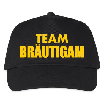 Team bräutigam - Kinder Basecap - Schwarz - Vorne