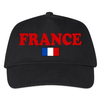 France - Casquette de baseball Enfant - noir - Devant