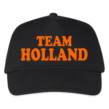 Team holland - Kinder Basecap - Schwarz - Vorne