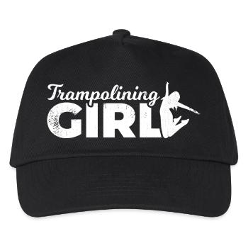 Trampoline jumper - Kids’ Baseball Cap - black - Front