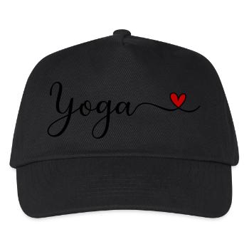 Yoga - Kinder Basecap - Schwarz - Vorne