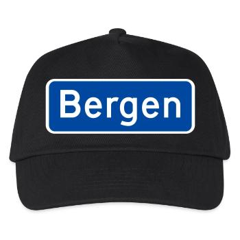 Bergen - Kids’ Baseball Cap - black - Front
