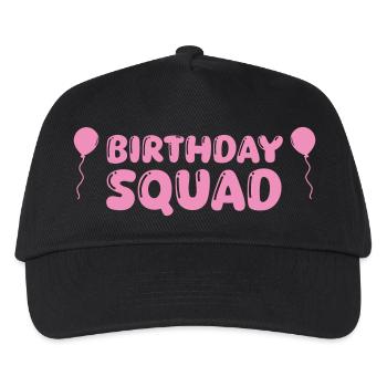 birthday squad 01 - Kinder Basecap - Schwarz - Vorne