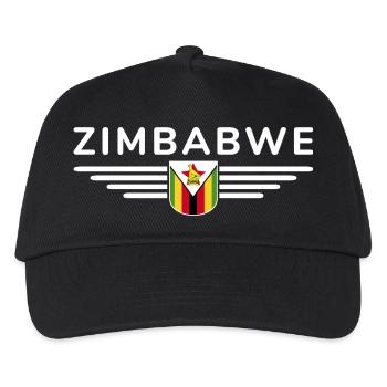 Zimbabwe T-shirt for Africa fans - Kids’ Baseball Cap - black - Front