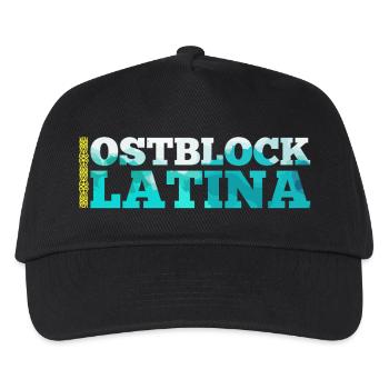Ostblock Latina Kasachin Kasachstan Geschenk - Kinder Basecap - Schwarz - Vorne