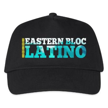 Ostblock Latino Kasache Kasachstan Geschenk - Kinder Basecap - Schwarz - Vorne