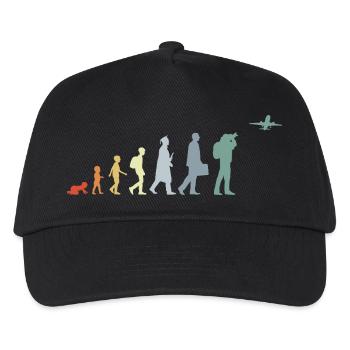 Évolution de l’observateur d’avion - Casquette de baseball Enfant - noir - Devant