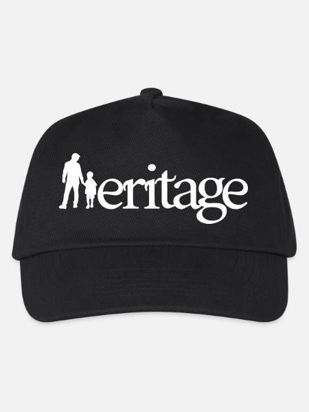 INHERITANCE! (family, dad, mom, children) - Kids’ Baseball Cap - black