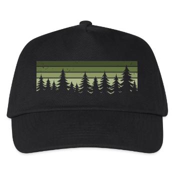 Forest Nature Trees Nature Lovers Forest Lovers - Kids’ Baseball Cap - black - Front