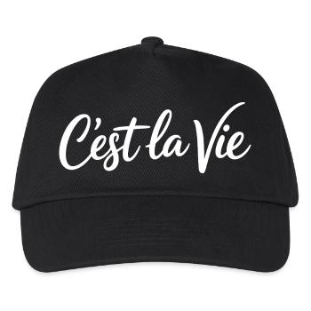 Cest la Vie Statement - Kinder Basecap - Schwarz - Vorne