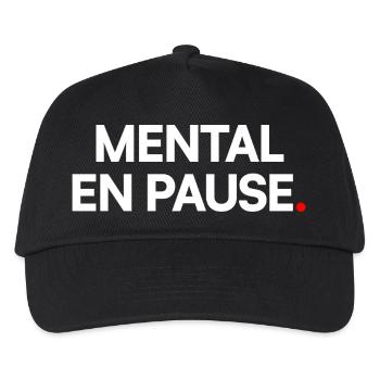 Mentale Pause - Kinder Basecap - Schwarz - Vorne