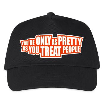 Tu n’es jolie que dans la mesure où tu traites les gens, Ehrlich - Casquette de baseball Enfant - noir - Devant