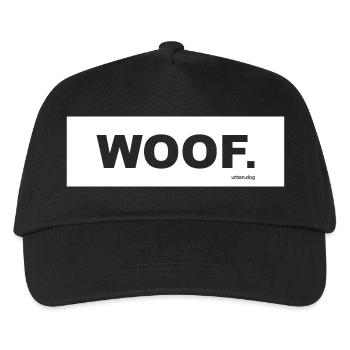 WOOF urban.dog White - Kids’ Baseball Cap - black - Front