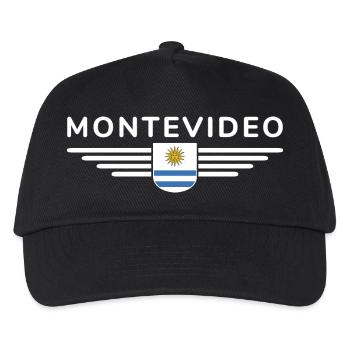 Montevideo Design – Für Fans & Reisende - Kinder Basecap - Schwarz - Vorne