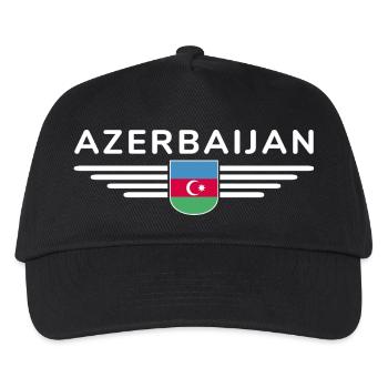 Aserbaidschan Design – Für Fans & Reisende - Kinder Basecap - Schwarz - Vorne
