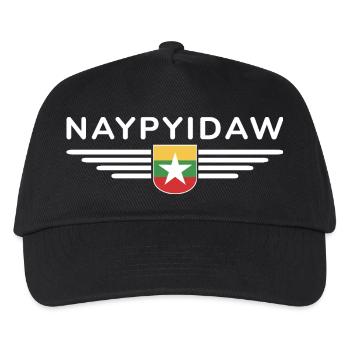 T-shirt Naypyidaw – Style Capitale - Casquette de baseball Enfant - noir - Devant