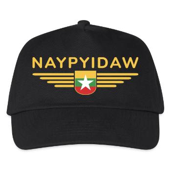 T-shirt Naypyidaw – Style Capitale - Casquette de baseball Enfant - noir - Devant