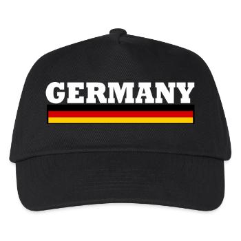 Drapeau Allemagne - Casquette de baseball Enfant - noir - Devant