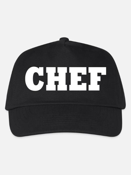 Chef - Kinder Basecap - Schwarz