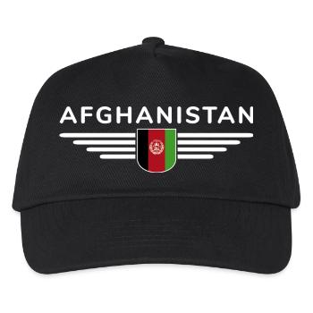 Afghanistan Design – Pride and Culture - Kids’ Baseball Cap - black - Front