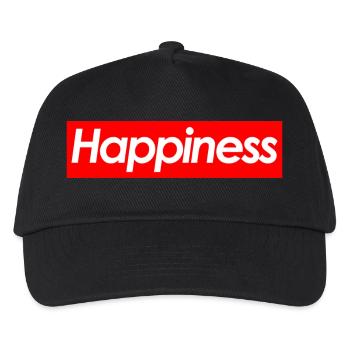 Happiness - Kids’ Baseball Cap - black - Front