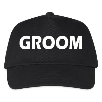 Groom - Kinder Basecap - Schwarz - Vorne