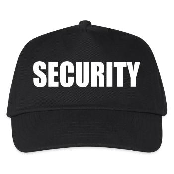 Security - Kids’ Baseball Cap - black - Front