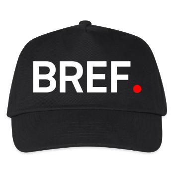 Kurz gesagt, moderner, minimalistischer Humor - Kinder Basecap - Schwarz - Vorne
