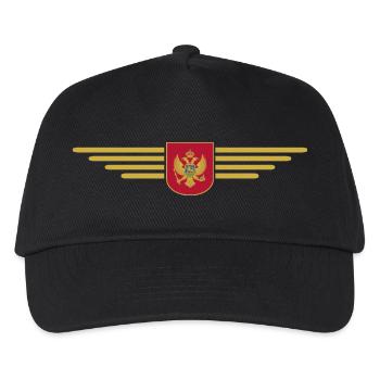 Montenegro Design – Experience the Balkans - Kids’ Baseball Cap - black - Front