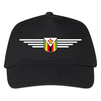 Zimbabwe T-shirt for Africa fans - Kids’ Baseball Cap - black - Front