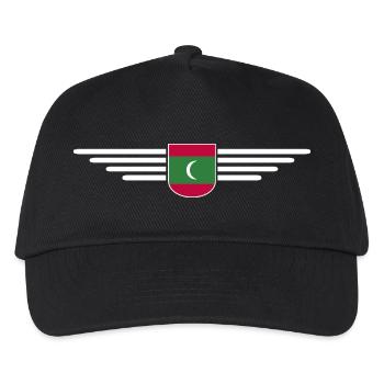 Maldives Fans: Exclusive Shirts - Kids’ Baseball Cap - black - Front