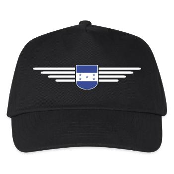 Honduras T-Shirt for Fans - Kids’ Baseball Cap - black - Front
