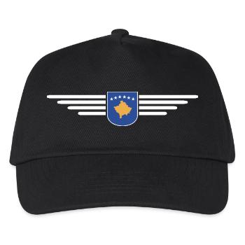 Kosovo Fan T-Shirt Design - Kids’ Baseball Cap - black - Front