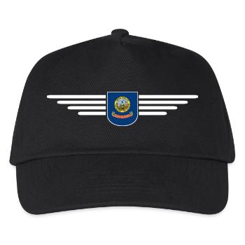 Idaho Fan T-Shirt – Nature & Adventure - Kids’ Baseball Cap - black - Front