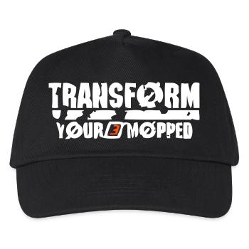 Transform / Retro - Kinder Basecap - Schwarz - Vorne