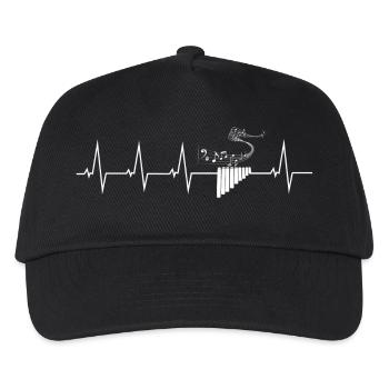 I love my pan flute - Kids’ Baseball Cap - black - Front