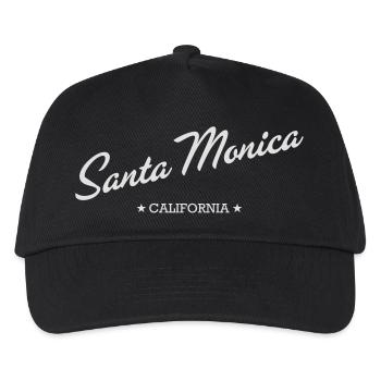 Santa Monica - Kinder Basecap - Schwarz - Vorne