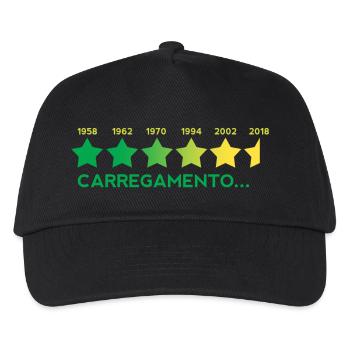 Campeão do mundo Brasil carregamento... - Kinder Basecap - Schwarz - Vorne