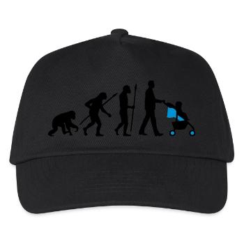 evolution_kinderkarre_032014_mann_b_2c - Kinder Basecap - Schwarz - Vorne