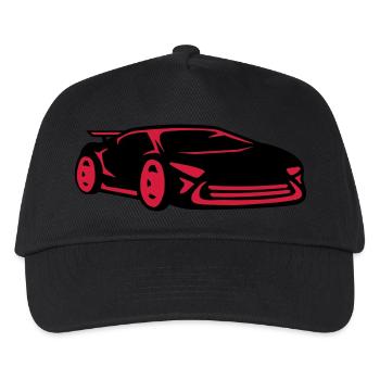 Car racing sports car racing car cool - Kids’ Baseball Cap - black - Front