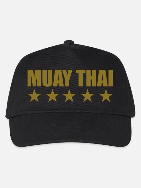 Muay Thai - Kinder Basecap - Schwarz