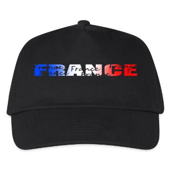 France - Casquette de baseball Enfant - noir - Devant