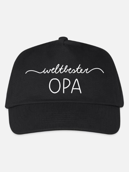 Weltbester Opa - Kinder Basecap - Schwarz