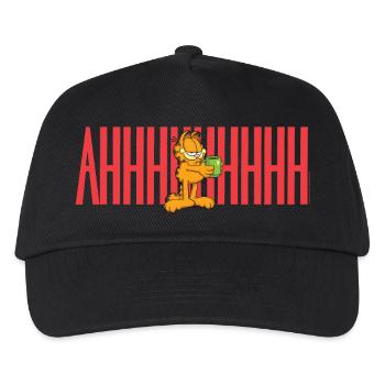 Garfield Café Ahhh - Casquette de baseball Enfant - noir - Devant