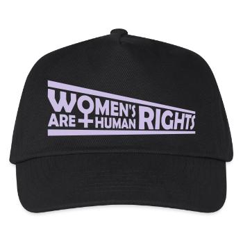 womens rights feminist quote - Kids’ Baseball Cap - black - Front