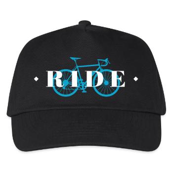 Faire du vélo - Casquette de baseball Enfant - noir - Devant