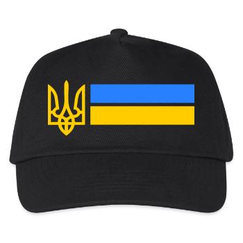Ukraine - Kinder Basecap - Schwarz - Vorne
