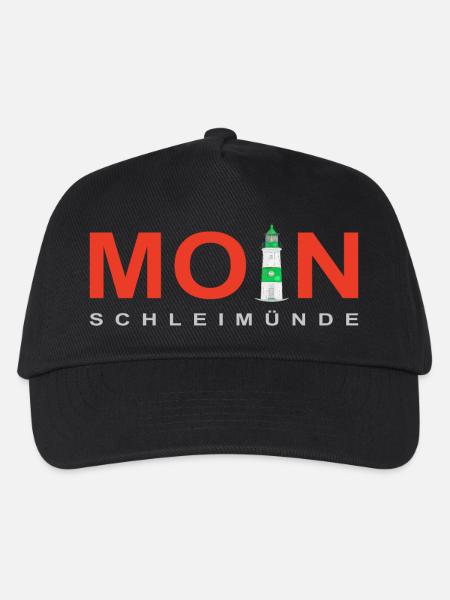 Moin Schleimünde, Kappeln, Ostsee, Deutschland - Kinder Basecap - Schwarz